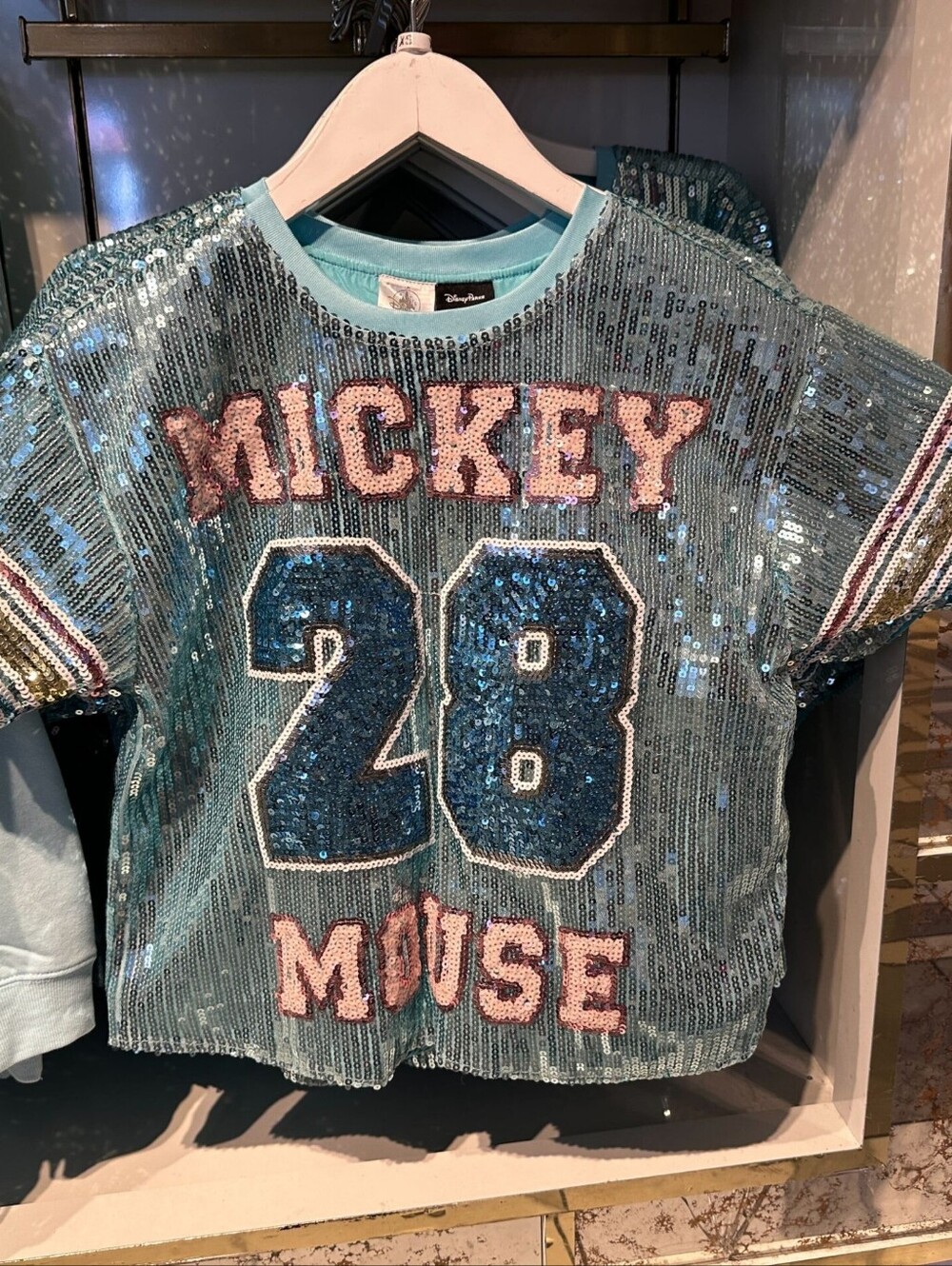Disney Parks Mickey Mouse Sparkle Jersey - Picture 2 of 2